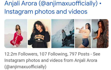 anjali arora ka video|Anjali Arora (@anjimaxuofficially) • Instagram photos and videos